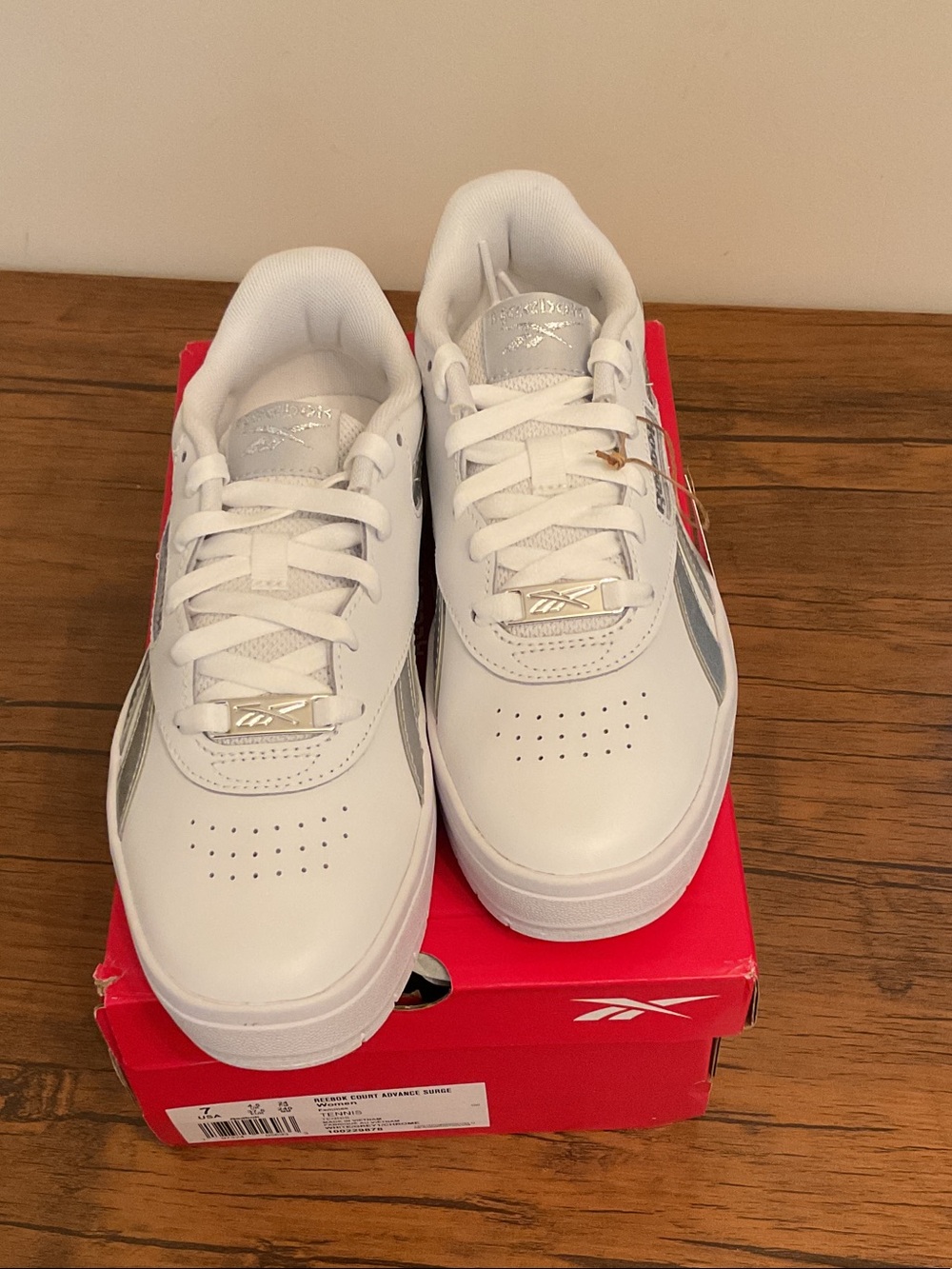 Reebok Court Advance Surge platform sneakers